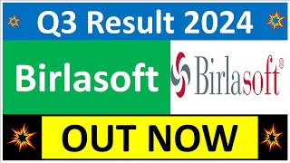 BIRLASOFT Q3 results 2024  BSOFT results today  BIRLASOFT Share News  BIRLASOFT Share latest news [upl. by Alyar]