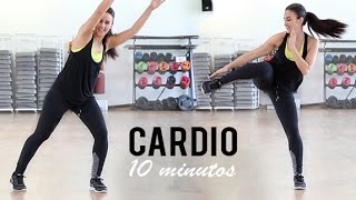 RUTINA DE CARDIO IDEAL PARA PRINCIPIANTES quot 10MINUTOSquot [upl. by Hsilgne]