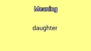 daughter meaning in English amp Telugu Googul Dictionary dictionary meanings telugu english da [upl. by Audrey]