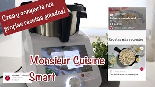 Vincula tu MONSIEUR CUISINE SMART crea TUS PROPIAS RECETAS GUIADAS y compártelas con más usuarios [upl. by Esilec]