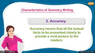 Grade 8 English  Summary Writing [upl. by Ahsakat]