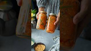 Spicy Sweet Pickled Vegetables food recipe [upl. by Sirrot]