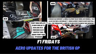 F1 Fridays  2023 British Grand Prix Aero Updates  Mercedes  Ferrari  Alpine [upl. by Lieberman52]