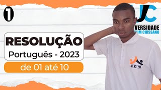 EPM Apresenta Resolução do Exame de admissão de Português UJC2023 [upl. by Lamb]