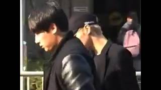 160304 SHINEe Taemin walking out of KBS [upl. by Akihsal]