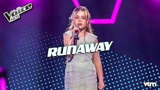 Nisa  Runaway  Blind Auditions  The Voice Kids  VTM [upl. by Kippie772]