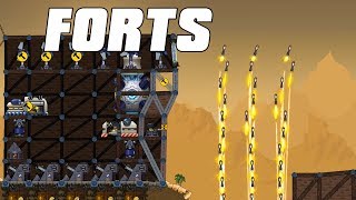 FORTS MULTIPLAYER 4v4  THE FASTEST MISSLES [upl. by Mcnally]