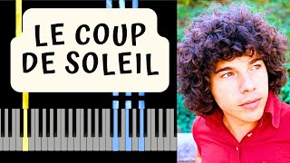 LE COUP DE SOLEIL  RICHARD COCCIANTE PIANO TUTO [upl. by Nuaj]