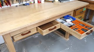 Adding drawers under a table [upl. by Eelana]