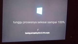 cara mengatasi computer scanning and repairing drive c  Tutorial simpel [upl. by Chancellor]