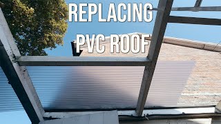 Replacing the roof of my carport [upl. by Llert]