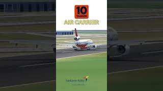 Massive 10 Tanker Aircraft Carrier DC 10 Takeoff shorts infiniteflight [upl. by Pan478]