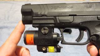 Streamlight TLR4 LightLaser for Springfield XDM [upl. by Enitsej]