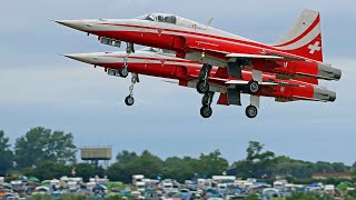 PATROUILLE SUISSE  NORTHROP F5E TIGER 2  RIAT 2024 [upl. by Mari577]