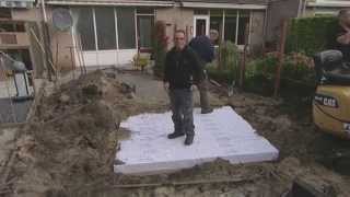 Hydroblob drainage oplossing Robs Grote Tuinverbouwing [upl. by Arad]