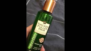 Review of hair loss product thicker fuller hair Serum by Dr Hoting [upl. by Mayes]