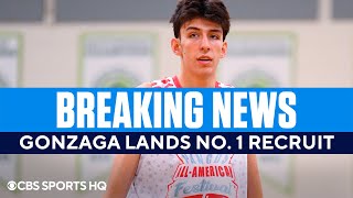 No 1 Recruit in the Nation Chet Holmgren Commits to Gonzaga  CBS Sports HQ [upl. by Iramat]