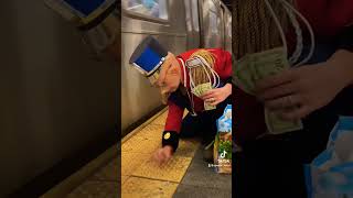 Moleman Hides Money under loose Subway platform Tiles [upl. by Valera650]