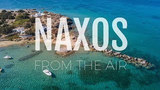 Naxos  Greece trip to the Cyclades Naxos guide from the air [upl. by Gine]