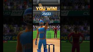 Cricket league target 23 super over matchcricketleaguesuperover miniclipcricketgaming gameplay [upl. by Rennie]