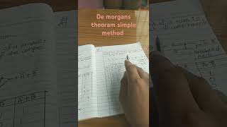 de Morgans theoram simple method music [upl. by Emlynne710]