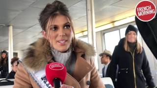 quotJe me sens à New York comme dans un filmquot Iris Mittenaere  Miss Universe 2017 [upl. by Anujra]