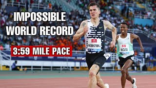 Jakob Ingebrigtsen 2 Mile World Record Attempt [upl. by Lednic]