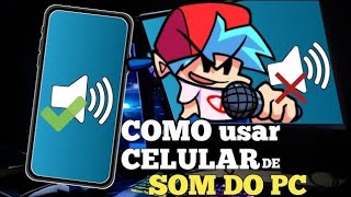 Como TRANSFORMAR CELULAR em CAIXINHA DE SOM quotBLUETOOTHquot PARA PC Stream de áudio do PC pro CELULAR [upl. by Jemimah973]