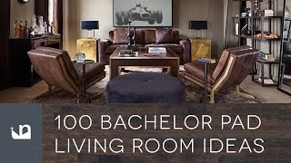 100 Bachelor Pad Living Room Ideas For Men [upl. by Yhtomiht]