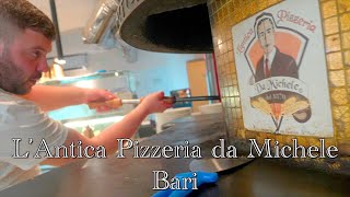 The most iconic Pizzeria Napoletana in the world L’Antica Pizzeria da Michele Bari branch [upl. by Quinton]