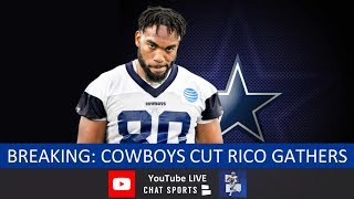 BREAKING NEWS Rico Gathers Cut By The Dallas Cowboys [upl. by Ahtaela44]