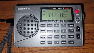 Radio Shack DX394 Shortwave Radio 092924 China Radio International in English from Beijing China [upl. by Gardell]