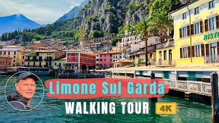 Limone sul Garda  Walking Tour  Gardasee  Italien 🇮🇹 4K [upl. by Aener]