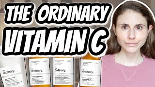 ALL THE ORDINARY VITAMIN C PRODUCTS Dermatologist Review  Dr Dray [upl. by Newfeld]