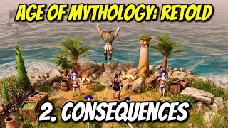 2 Consequences Titan Difficulty Campaign  Age of Mythology Retold [upl. by Sinnal550]