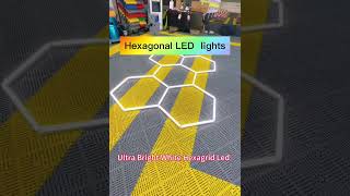 hexagonal led lights home interiordesign ledlights [upl. by Levy]