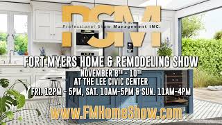 Fort Myers Home amp Remodeling Show  November 8th10th 2024 [upl. by Andriana351]