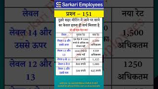 Govt Rules Question Series  151 Govt Employee Dearness Allowance [upl. by Ainekahs]