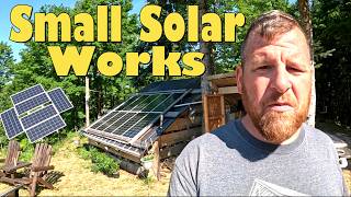 Small Budget Solar System OffGrid Living Made Affordable [upl. by Millan6]