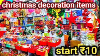 Tnagar shopping😍christmas decoration wholesale price starts ₹10A toZ decor available online Avl [upl. by Aniwde]