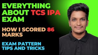 TCS ION Proctored Examination IPA Exam  How I Scored 86 Marks in IPA  Joining Bonus [upl. by Ashil]