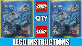 LEGO Instructions  City Magazine  952308  Quad Bike [upl. by Pratt492]