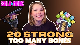 20 Strong Too Many Bones  BGG SoloMode w Foster the Meeple [upl. by Liponis]