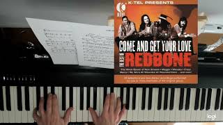 Come and Get Your Love  Redbone  Piano [upl. by Noxas]