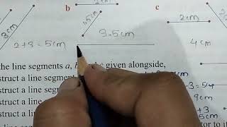 Ex14A Q1 to 4 14 Construction CBSE Class 6 Mathoxford bookhow to draw line segment [upl. by Noyek]