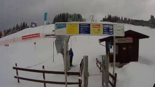 Skiwelt  Brixen im Thale 1SL Poldangerlift [upl. by Errot295]