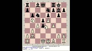 Blumenfeld Benjamin Markovich vs Botvinnik Mikhail  URS Chess SF4 7th 1931 Moscow Russia [upl. by Ydnil787]