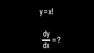 Learn the derivative of the factorial function in just 6 MINUTES [upl. by Kuo]