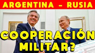 ACUERDOS DE COOPERACIÓN MILITAR ARGENTINARUSIA  ALBERTO FERNÁNDEZ ARGENTINA PUERTA ENTRADA RUSA [upl. by Nicko]