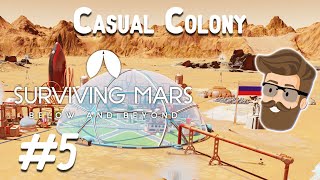 Founders amp Extract Casual Colony Part 5  Surviving Mars Below amp Beyond Gameplay [upl. by Inaluiak706]